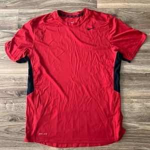 Red Nike DriFit Tee